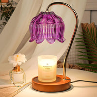Pink&Green Candle Warmer Lamp W/Timer, Christmas Birthday Gifts for Women
