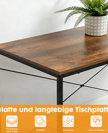 Side Frame Fixed Table