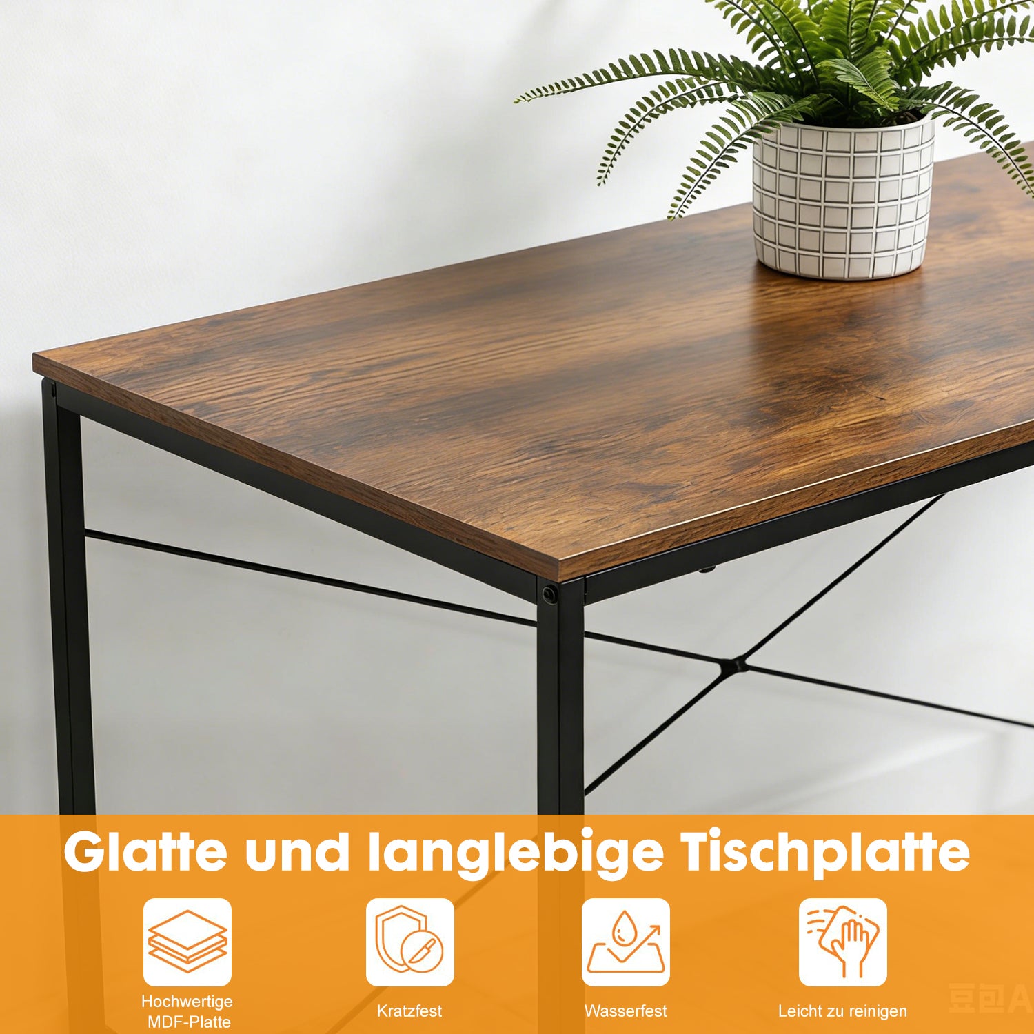 Side Frame Fixed Table