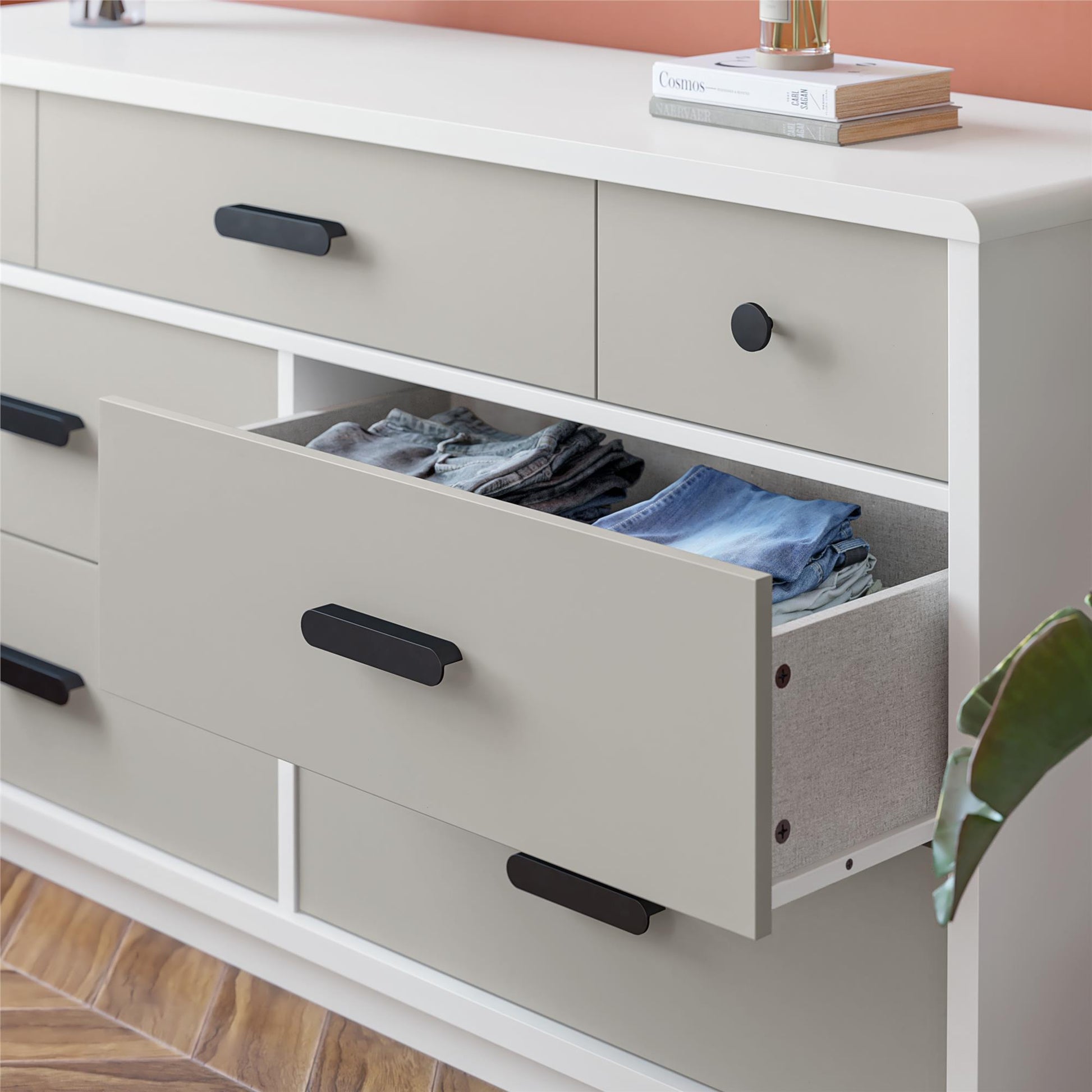 Valencia 7-Drawer Wide Dresser
