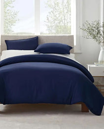 Serta Simply Clean Solid Duvet Cover Twin