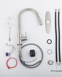 Touch Kitchen Faucet With Pull Down Sprayer Brushed Nickel