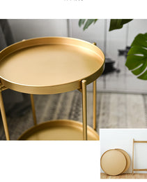 Living Room Wrought Iron Sofa Side Table