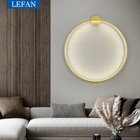 Moden Round LED Wall Lights For Aisle Bedside Living Room Dining Room Hallway Gallery Stairway Indoor Home Simple New Sconce