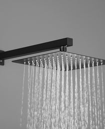 10 Inch Shower Head Bathroom Luxury Rain Shower Complete Combo Set Wall Mounted