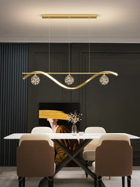 Modern Minimalist Led Pendant Lamps Dimming for Coffee Table Dining Room Kitchen Island Ceiling Chandelier Home Lighting Fixture