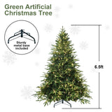 PVC Christmas Tree, Christmas Decorations, Green, With Lights - CJDS - CC