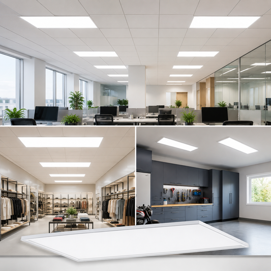 2x4 Panel Light: 20W-30W-40W-50W-75W / 3K-3.5K-4K-5K-5.7K-6.5K - Amcam