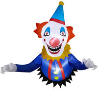 3.3-ft LED Clown Window Halloween Inflatable – CJ product view 2