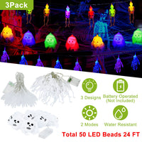 3-Piece Halloween String-Light Set – 50 LEDs – CJ product view 2