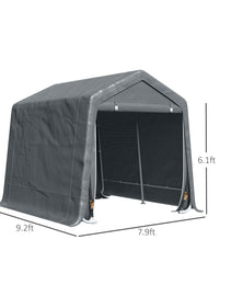 9.2' x 7.9' Garden Garage Storage Tent