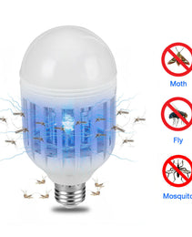 Bug Zapper Light Bulb Mosquito Lamp Fly Trap Killer Indoor Outdoor Insect E26 E27