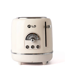 Professional 2-Slice Toaster – Metal Housing with 6 Browning Levels & Self-Centering Design