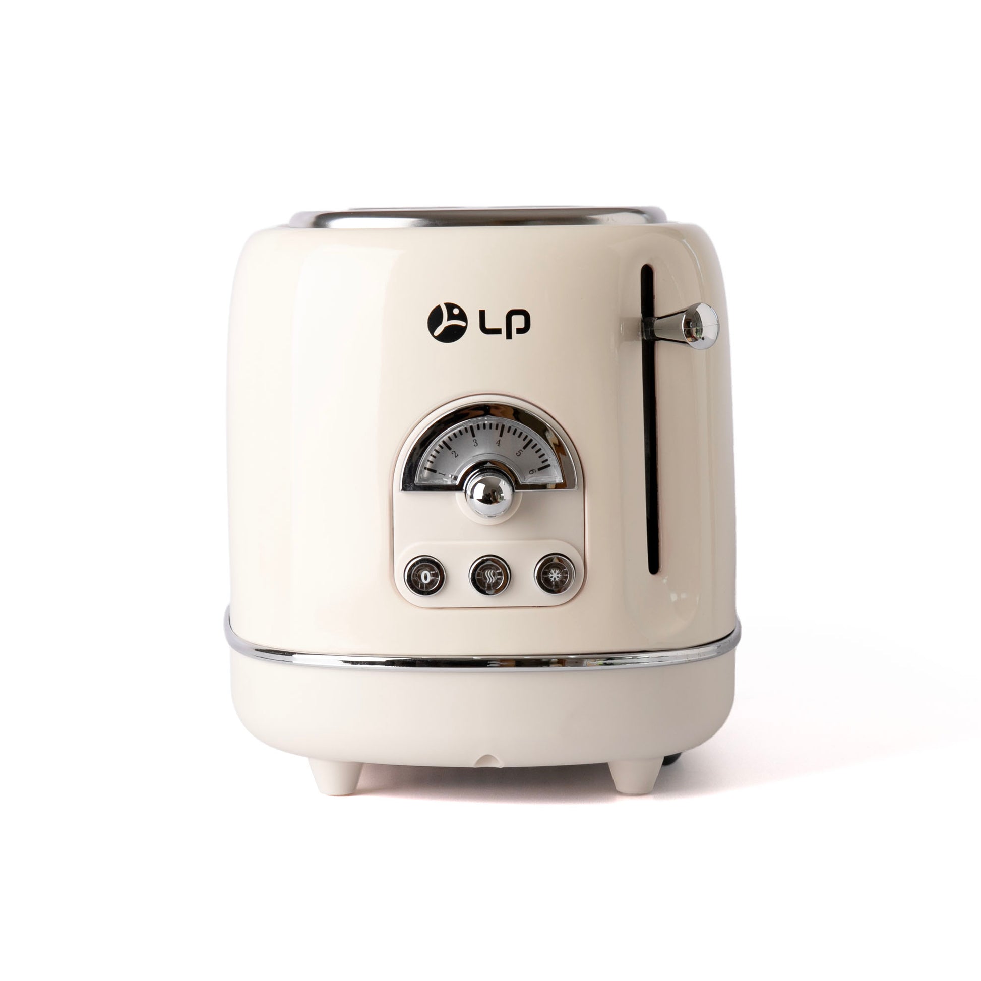 Professional 2-Slice Toaster – Metal Housing with 6 Browning Levels & Self-Centering Design