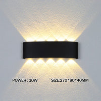 Led Wall Lamp outdoor Stair Light Fixture Bedside Loft Living Room Up Down Home Hallway Lampada 2W 4W 6W 8W 10W 12W Wall Sconces