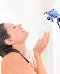 1Pc Ionic Filtration Shower Head High Pressure 3 Mode Stone Water Saving Bath Handheld Shower