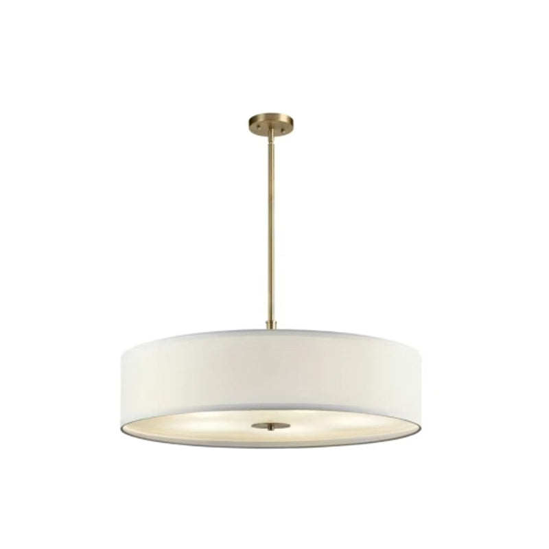 Florence 1-Light E27 Fabric Indoor Pendant Ceiling Light