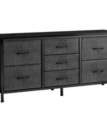 Drawer Dresser For Bedroom, Drawers With Wooden Top Metal Frame