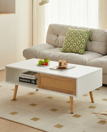 41.34 Inch Rattan Coffee Table