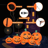 LED String Lights 7pcs Pumpkin Inflatable Halloween Decoration - CJDS - FC
