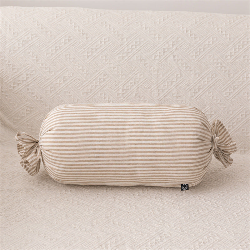 Cotton And Linen Striped Cushion Seriescoordinating Throw Pillows For Your Home Sofa