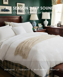 This High-quality White And Pink Oversized Solid Color Duvet Cover Set Includes One Duvet Cover And Two Pillowcases. Its Universally Appealing Design Creates A Warm And Cozy Atmosphere For Any Campus