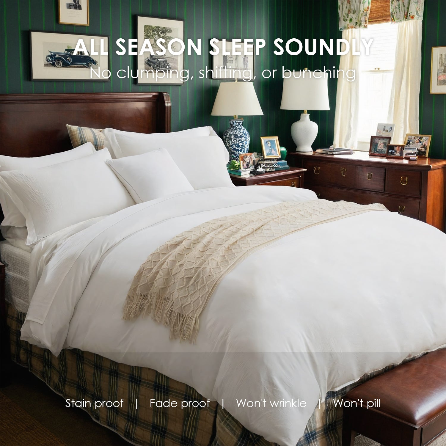 This High-quality White And Pink Oversized Solid Color Duvet Cover Set Includes One Duvet Cover And Two Pillowcases. Its Universally Appealing Design Creates A Warm And Cozy Atmosphere For Any Campus