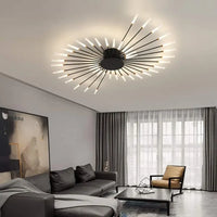 Modern Minimalist Stylish LED Ceiling Chandelier Lamps Design Art Suspension Pendant Lights Home Decor Items Living Room Bedroom