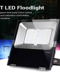 Milight lIlluminate Your Garden with Smart LED Floodlight - 50W RGB Color Changing - Perfect LED Garden Light FUTT02