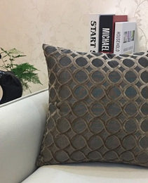 Home Decorative Sofa Throw Pillows Flannel Cushion Cover
