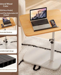 Flip-up Bedside Table Height-adjustable Side