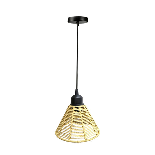 Esme 1-Light Woven Rattan Indoor Pendant Ceiling Light