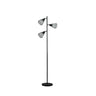 Adjustable Cage Shade Industrial Farmhouse Metal Floor Lamp - CJDS