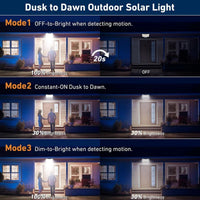 234LED Solar Outdoor Lights Motion Sensor Super Bright Remote Wall Flood Lamp Security Waterproof Patio Garden Garage 1~2pcs