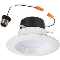 Dimmable Round 4 Inch 9W 6000k LED Down Light - Easy to Install  & Energy Efficient - Retrofit Aluminum 120ACV - Adjustable Color Temperature - Wet Location Rated