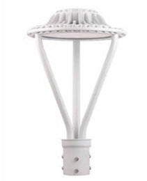 Post Top Area Light - Die-Cast Alluminum - White - CCT - 75W - 100W - 150W - 100-277ACV - BBR