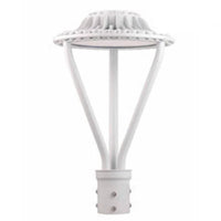 Post Top Area Light - Die-Cast Alluminum - White - CCT - 75W - 100W - 150W - 100-277ACV - BBR