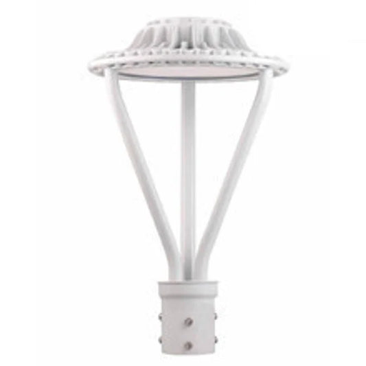 Post Top Area Light - Die-Cast Alluminum - White - CCT - 75W - 100W - 150W - 100-277ACV - BBR