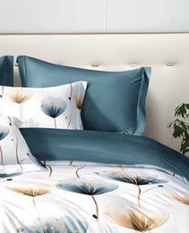 3-piece Set Of Simple And Fresh Blue And White Floral Duvet Cover, Polyester Bedroom Decoration Bedding Set Twin Full Queen King Size