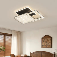 Italian Acrylic Flower Ceiling Lights Modern Smart Luxury Crystal LED Flush Mount Ceiling Lamp Living Room Bedroom Home Decor