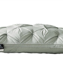 A Pair Of Feather Pillows And White Goose Single Neck Guards