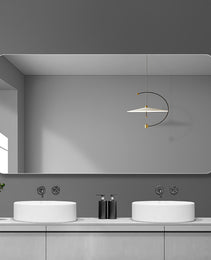 Bathroom Vanity Mirror , Wall-Mounted Mirror For Bathroom Anti-Fog Waterproof