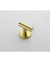 3-Pieces Bathroom Hardware Accessories Set - Towel Bar, Toilet Paper Holder, Robe Towel Hooks