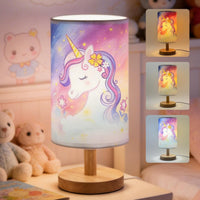 Kids Table Lamp,Cute Kitty Lamp for Bedroom Girls Decorative Bedside Lamps