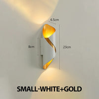 Creative Design LED Wall Lamp 10W Indoor Wall Lights Waterproof Outdoor Modern Nordic Sconce Lamp Interior Home Decor Lámparas