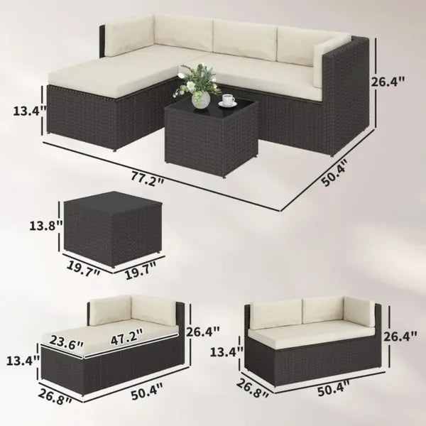 Back-yard Patio Furniture Set