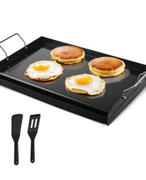24x16 In Flat Top Griddle Carbon Steel Universal BBQ Grill Pan Cookware