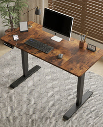 Electric Standing Desk Height Adjustable Desk For Home And Office Computer Table Gaming Desk Modern Luxiury Table 55   Lift-up Desk