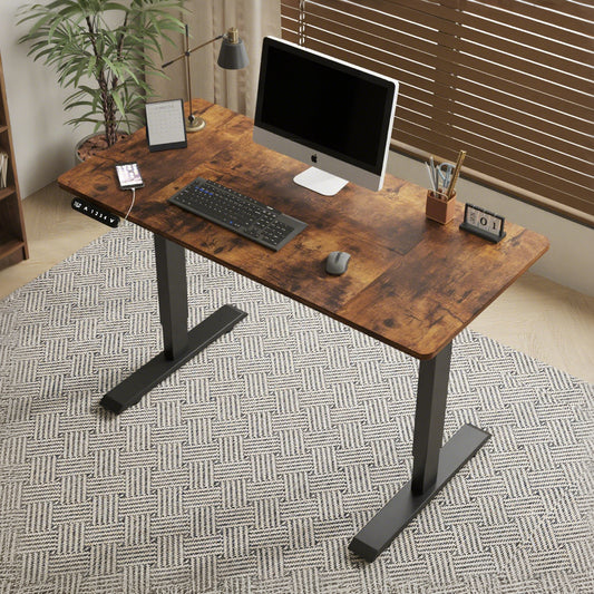 Electric Standing Desk Height Adjustable Desk For Home And Office Computer Table Gaming Desk Modern Luxiury Table 55   Lift-up Desk