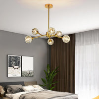 Sputnik Chandeliers for Dining Room，6 Lights D25'' Inch